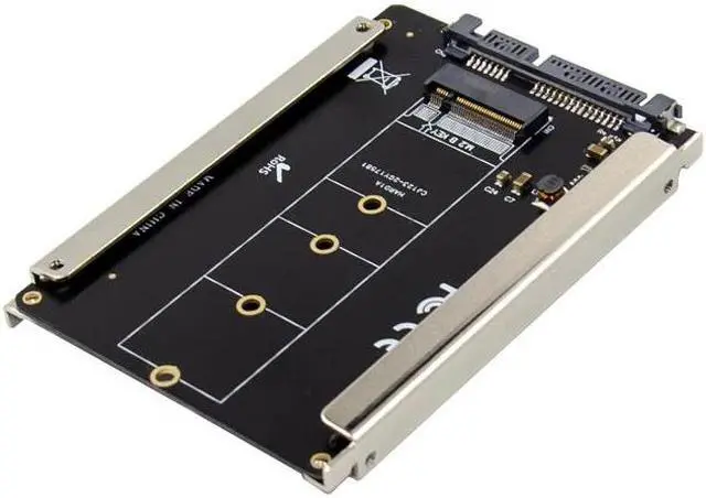 Alt view image 2 of 5 - SATA3.0 ? to M.2 NGFF B KEY SSD NVMe adapter Card 6Gbps