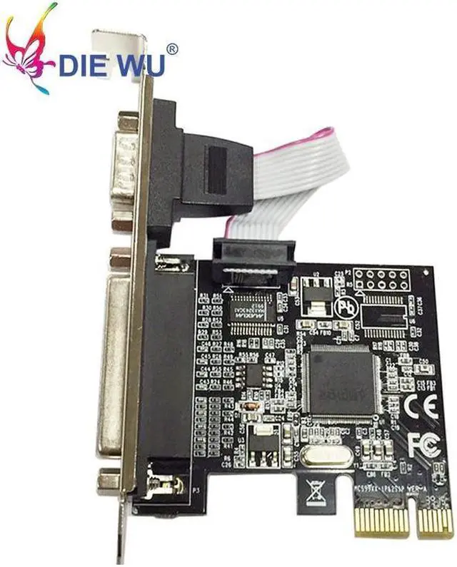 Main image of PCI Express single Serial single Parallel Port Expansion Card I/O card PCIe riser card TXB069