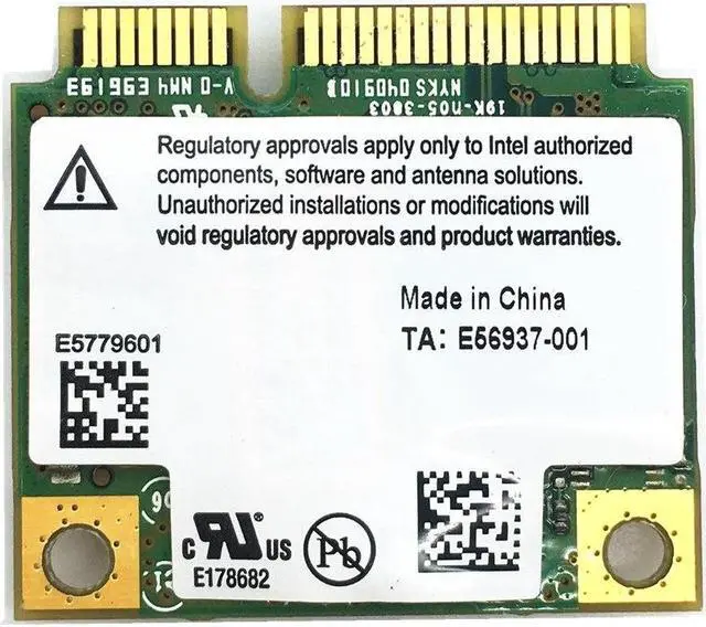 Alt view image 2 of 4 - For WiMax/Wifi Link Intel 5150 512ANX 2.4/5.0GHz 300Mbps WiFi WiMax Half Size Mini PCI-E Card