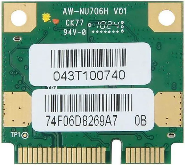 Alt view image 3 of 5 - AzureWave AW-NU706H RT3070L Wifi 802.11 b/g/n Wireless Half Mini PCI-e Card