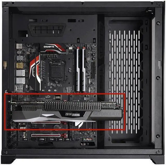 Alt view image 3 of 5 - LIAN LI GB-001 Metal Anti-SAG Bracket Use for Single and Double Graphics Card GPU Video Card Holder Suit E-ATX ATX Motherboard