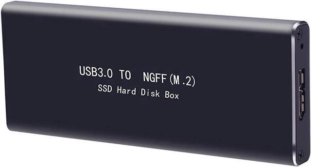 Alt view image 2 of 7 - M.2 NGFF Enclosure Easy Install USB3.0 External SSD Adapter 5Gbps Support UASP for 2230, 2242, 2260, 2280 Solid State Drive with Key B/Key B+M