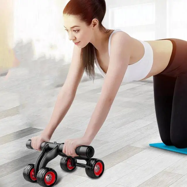 Alt view image 4 of 7 - Wellhouse Ab Roller,Herak Abdominal Muscle AB Fitness Wheel Core Obliques Training Exercise Trainer Equipment