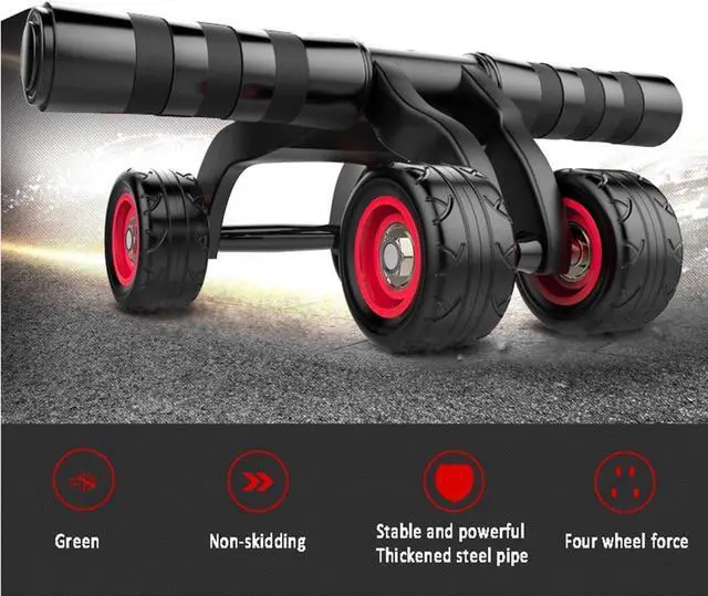 Alt view image 5 of 7 - Wellhouse Ab Roller,Herak Abdominal Muscle AB Fitness Wheel Core Obliques Training Exercise Trainer Equipment