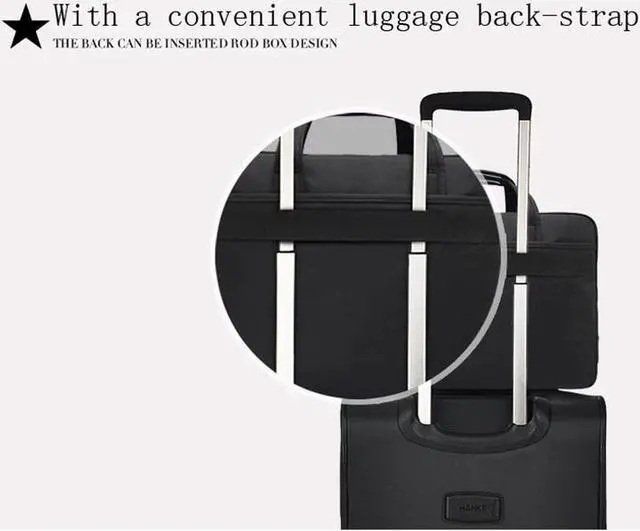 Alt view image 5 of 7 - Yajie Bag Company 17 inch Travel Bussiness Briefcase Organizer Fits 15.6" 17" Inch Laptop, Computer, Tablet