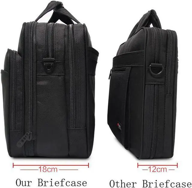 Alt view image 4 of 7 - Yajie Bag Company 17 inch Travel Bussiness Briefcase Organizer Fits 15.6" 17" Inch Laptop, Computer, Tablet