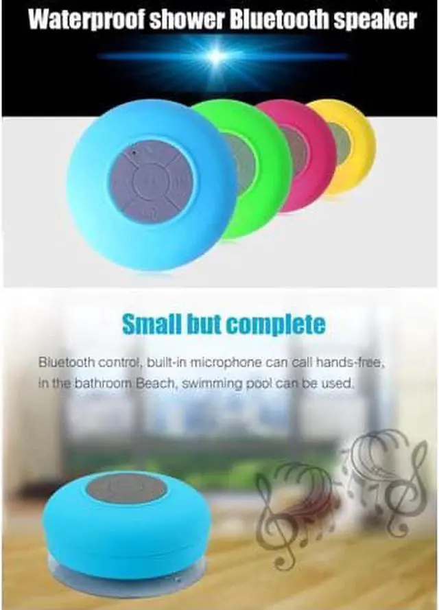 Alt view image 7 of 7 - s Wireless Bluetooth Speaker Waterproof Outdoor Portable Handsfree Microphone Speaker HIFI Subwoofer Bathroom Music Player