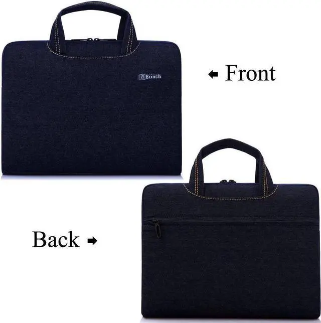 Alt view image 2 of 7 - Wellhouse Notebook Carrying Bag, Waterproof cloth Oxford with Annex Bag for 15-15.6 inch Tablet/Apple Macbook/ Chromebook/ Acer/ Asus/ Dell/ Fujitsu/ Lenovo/ HP/ Samsung/ Sony/ Toshiba Laptop Computer