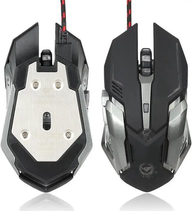 Alt view image 2 of 7 - RAJFOO  Crazy Scorpion  Gaming Mouse Wired [3200 DPI] [Programmable] [Breathing Light] Ergonomic Game USB Computer MiceGamer Desktop Laptop PC Gaming Mouse, 7 Buttons for Windows 7/8/10/XP Vista Linux
