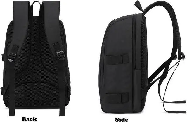 Alt view image 2 of 7 - BRINCH Camera Backpack Camera bag in Purple for DSLR SLR Cameras , Laptops ,Tripod and Accessories