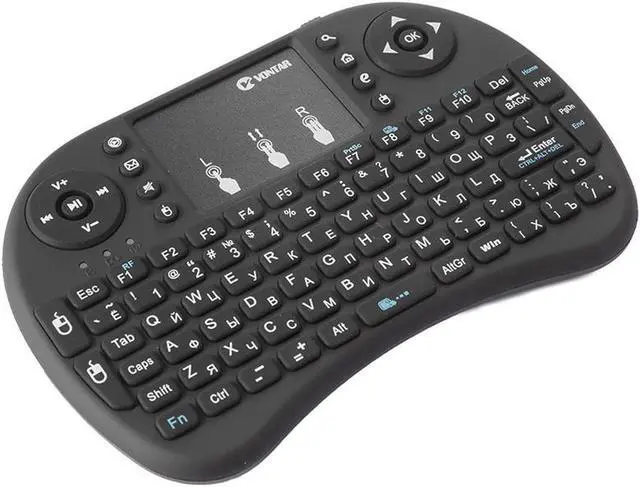 Alt view image 3 of 7 - s  i8+ 2.4GHz USB Wireless Keyboard Air Mouse Touchpad Handheld for Android TV BOX Mini PC