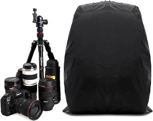 Alt view image 6 of 7 - BRINCH Camera Backpack Camera bag in Purple for DSLR SLR Cameras , Laptops ,Tripod and Accessories