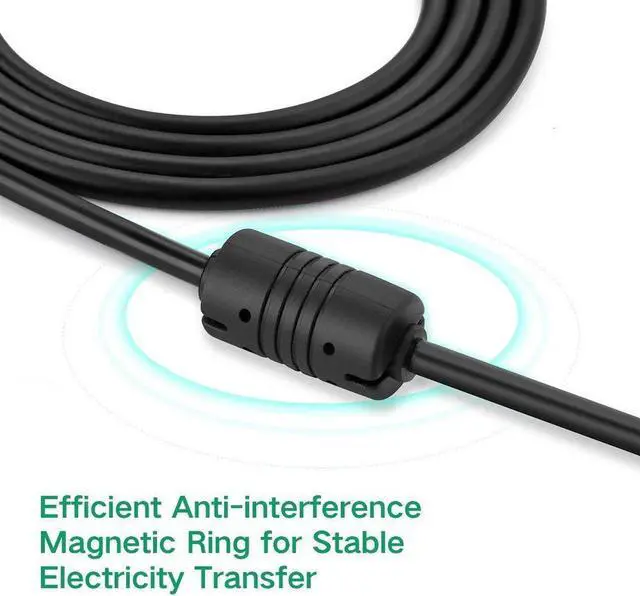 Alt view image 3 of 7 - 5V 2A DC Power Supply Adapter for IP/CCTV Security Camera, 5ft/1.5 Meter AC to DC Power Cord, Wall Charger, Output DC 5V 2000mA, Input AC 100V-240V/50 or 60Hz/0.4A Max, US Plug, Black
