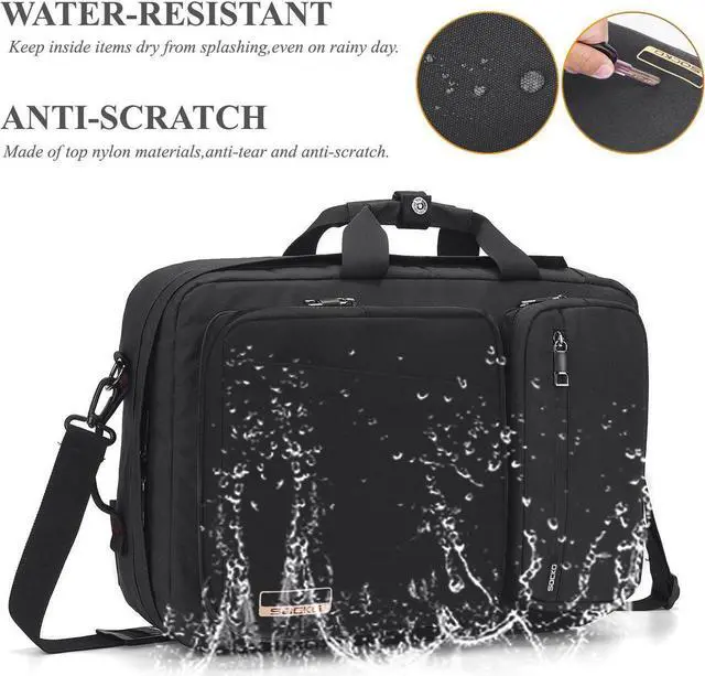 Alt view image 6 of 7 - Extra Large Backpack for Men,Durable Travel Laptop Backpack Gifts for Women Men Big Business Computer Bag College School Bookbags Fit 17.3 Inch Laptops,Black