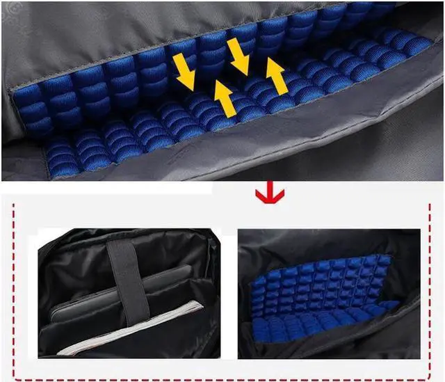 Alt view image 7 of 7 - Laptop Bag 17.3 Inch Laptop Briefcase Laptop Messenger Bag Water Repellent Computer Case Laptop Shoulder Bag Durable Tablet Sleeve for Business/College/Women/Men Fits 17.3 Inch Laptop- Black