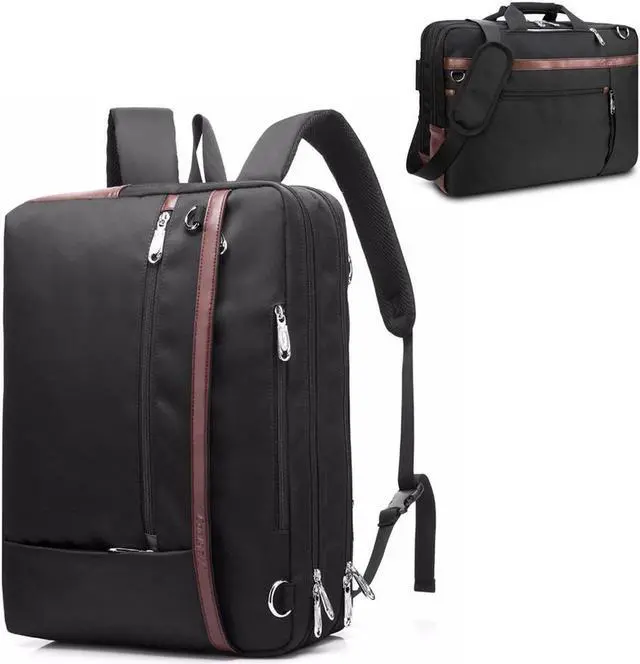 Main image of 17.3-inch Convertible Gaming Laptop Wheeled Backpack, Travel Bag Hiking Knapsack Rucksack College Shoulder BackPack Fit 15.6-17.3 Inch Laptop,CB-5506 Black