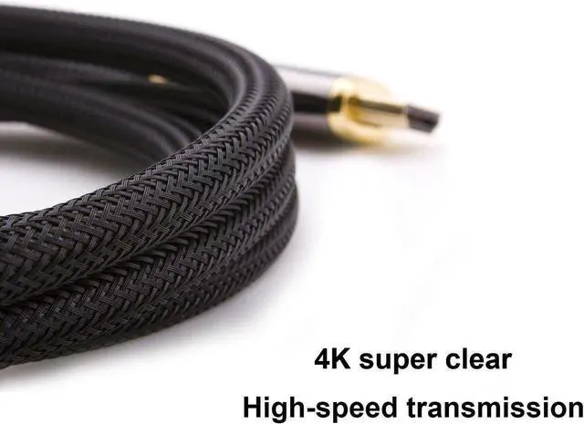 Alt view image 5 of 7 - 1M 2M 3M 5M 10M 20M HDMI Cable Braided HDMI Cord High Speed HDMI 2.0 Cable Support 3D, 1080P, Ethernet,Audio Return(ARC),Compatible UHD TV, Blu-Ray, Xbox, PS4/3, PC Monitor, TV Box-(6.5ft/2M)