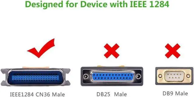 Alt view image 2 of 7 - USB to Parallel IEEE 1284 CN36 Printer Adapter Cable PC (Connect your old parallel printer to a USB port) for Printer, Inkjet, Laser etc  (2Meter/6.5Ft)