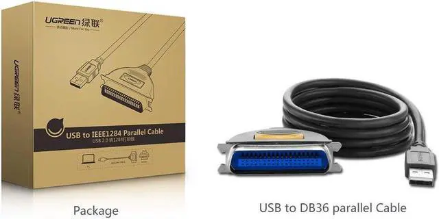 Alt view image 7 of 7 - USB to Parallel IEEE 1284 CN36 Printer Adapter Cable PC (Connect your old parallel printer to a USB port) for Printer, Inkjet, Laser etc  (2Meter/6.5Ft)