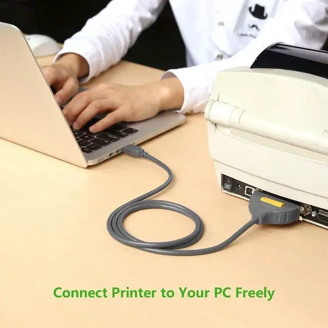 Alt view image 6 of 7 - USB to Parallel IEEE 1284 CN36 Printer Adapter Cable PC (Connect your old parallel printer to a USB port) for Printer, Inkjet, Laser etc  (2Meter/6.5Ft)