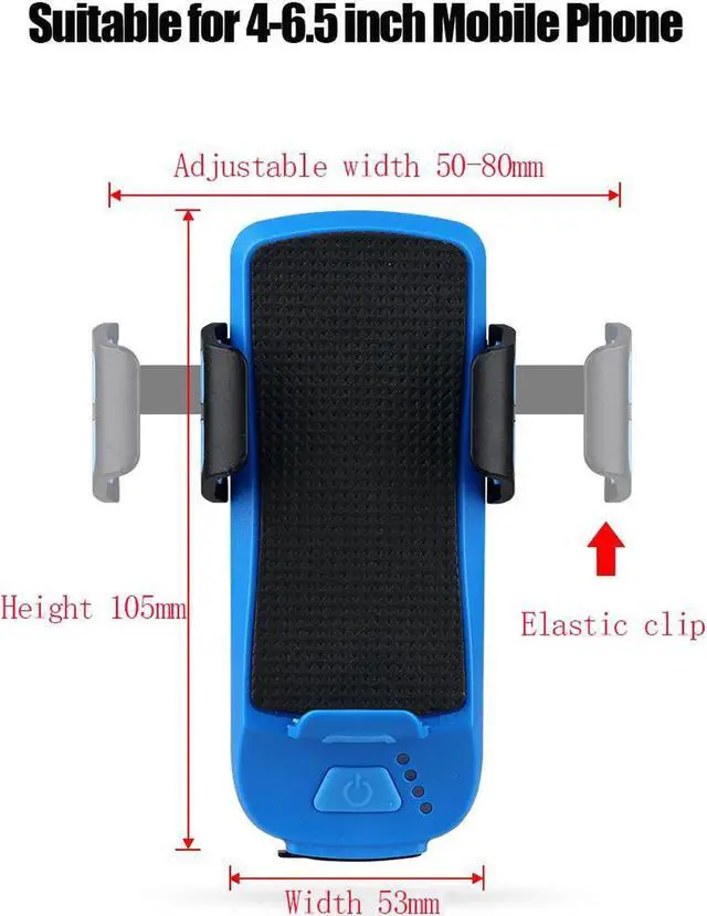 Alt view image 4 of 7 - T6 Solar USB Rechargeable Bike Light Set - Super Bright LED Lights 4000mAh- Easy to Mount Headlight and Taillight with Quick Release System - Best Front & Back Illumination - Fits All Bikes