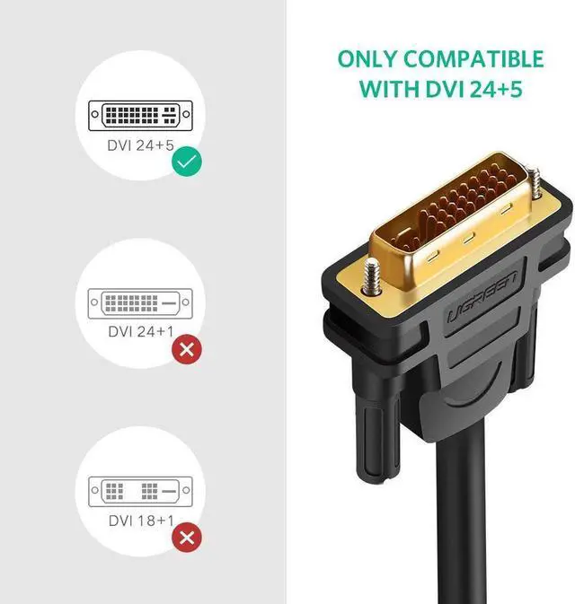 Alt view image 2 of 7 - DVI 24+5 (DVI-I) Male to VGA Male Cable - 3.3FT