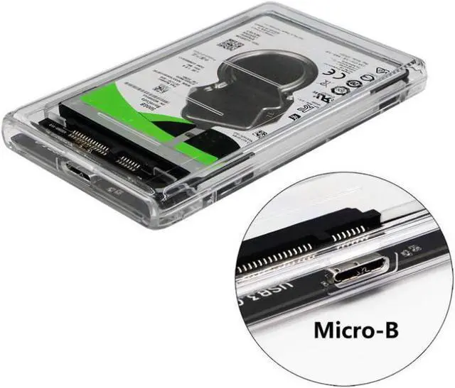 Alt view image 2 of 7 - 2.5 inch Hard Drive Enclosure SATA to USB 3.0 External HDD Case For SATA2.0 2.5", SATA3.0 2.5", SATA SSD