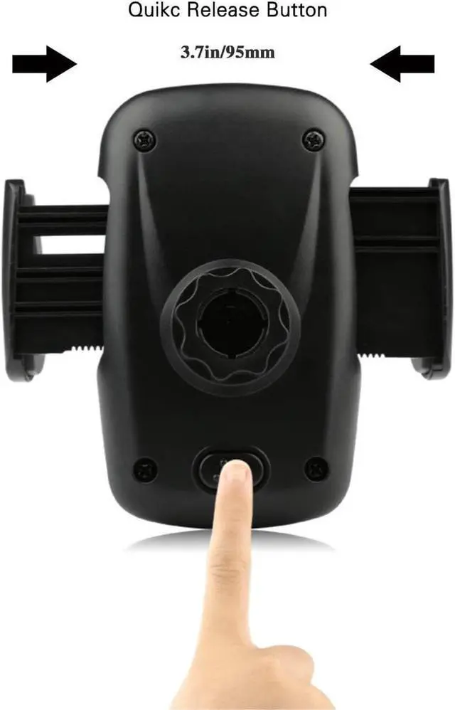 Alt view image 3 of 7 - Universal Smartphone Car Air Vent Mount Holder Cradle for iPhone XS XS Max X 8 8 Plus 7 7 Plus SE 6s 6 Plus 6 5s 5 4s 4 Samsung Galaxy S6 S5 S4 LG Nexus Sony Nokia and More