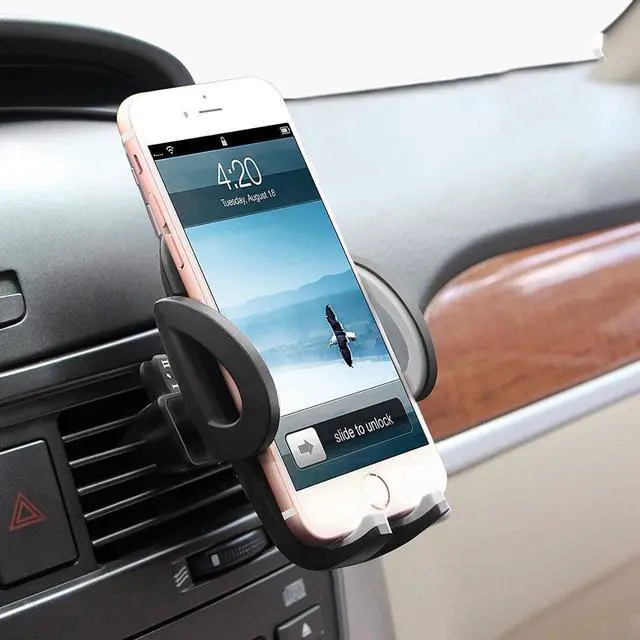 Alt view image 6 of 7 - Universal Smartphone Car Air Vent Mount Holder Cradle for iPhone XS XS Max X 8 8 Plus 7 7 Plus SE 6s 6 Plus 6 5s 5 4s 4 Samsung Galaxy S6 S5 S4 LG Nexus Sony Nokia and More