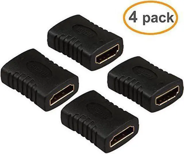 Main image of HDMI Female to HDMI Female Coupler Connector Pack 4pcs Adapter Extender F/F High Speed