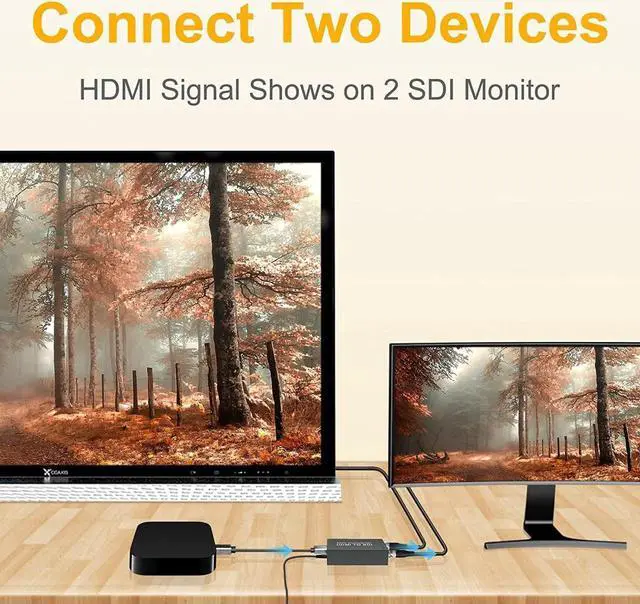 Alt view image 4 of 7 - 1080P HDMI to SDI Converter Adapter, With Power Supply