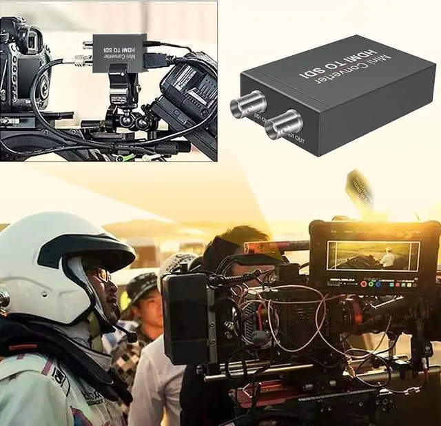 Alt view image 3 of 7 - 1080P HDMI to SDI Converter Adapter, With Power Supply