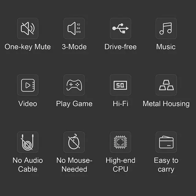 Alt view image 4 of 7 - USB Computer Volume Controller Bluetooth-compatible Multimedia PC Speaker External Audio Volume Control Adjust Knob with Cable