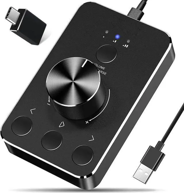 Main image of USB Computer Volume Controller Bluetooth-compatible Multimedia PC Speaker External Audio Volume Control Adjust Knob with Cable