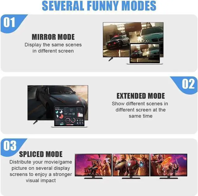 Alt view image 7 of 7 - 16 Feet HDMI2.1 Fiber Optic Cable 8K 60Hz HDMI 2.1 High Speed 48Gbps Dynamic HDR10+ HDCP2.2/2.3 eARC, in Wall CL3 Rated - Black