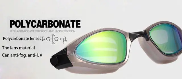 Alt view image 2 of 7 - GRiLong Adult Swim Goggles, s High-quality Clear Speed Plating Anti-fogs UV No Leaking Waterproof Goggle with Free Protection Case for Adult Men Women Youth Water Sports ( Black)