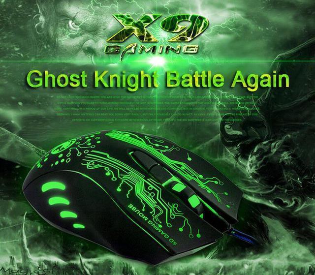 Alt view image 2 of 5 - Professional Wired Gaming Mouse, X9 Gaming Mice 6 Button 2400 DPI LED Optical USB Gamer Computer Mouse Mice Cable Mouse for Pro Game Notebook, Laptop, PC, Computer