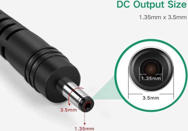 Alt view image 4 of 7 - DC 5V 2A/2000mah AC Power Adapter Wall Charger for Android Tablet PC MID eReader with Round 2.5mm Jack US Plug - Black