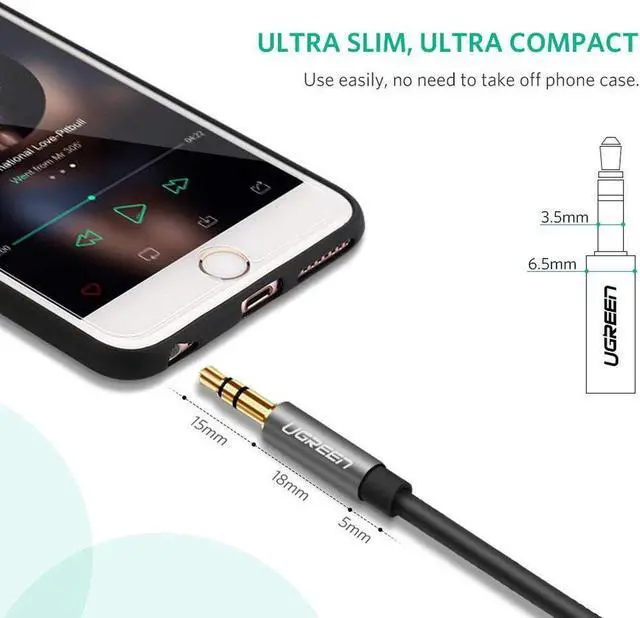 Alt view image 3 of 7 - Headphone Extension Cable, 3.5mm Stereo Audio Cable Male to Female AUX Cord Adapter Compatible iPhone iPad iPod Speaker Smartphone Tablets & More -Black(3.3FT, 1meter)