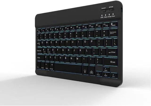 Alt view image 3 of 7 - Ultra-Portable, Stand-Alone Keyboard COMPATIBLE DEVICES Apple iOS iPad Pro Mini Air iPhone, Android such as iPad Air 3 10.5-inch (2019) / iPad mini 5 (2019) / iPad 9.7 inch iPad 2018-Black