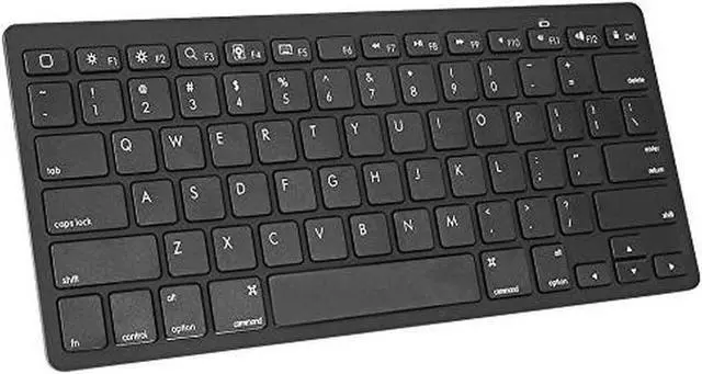 Main image of Bluetooth Ultra-Slim Keyboard for iPad Air 2 / Air, iPad Pro, iPad mini 4 / 3 / 2 / 1, iPad 4 / 3 / 2 , New iPad 9.7"(2017), Galaxy Tabs and Other Mobile Devices (Black)
