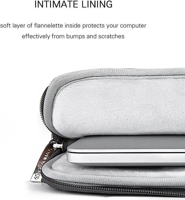 Alt view image 3 of 7 - WIWU 11.1 / 11.6 Inch Laptop Bag Message Bag with Straps for Men Briefcase Waterproof Laptop Case Laptop Bags Computer Bag Gifts for Men Laptop Sleeve Case Business Travel Bag (11 inch, Black)