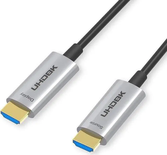 Main image of 16FT HDMI 2.1 Fiber Optic Cable, 48Gbps Ultra High Speed HDMI Cord (8K@60Hz 7680x4320, 4K@120Hz) HDCP 2.2&2.3, eARC,HDR10, Dynamic HDR, Compatible with PS5 PS4, Xbox RTX 3080 3090 - Silver