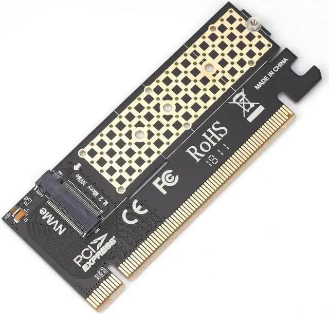Alt view image 5 of 6 - M.2 NVMe SSD NGFF TO PCIE 3.0 X16 X4 Adapter M Key Interface Expansion Card Full Speed Support 2230 to 2280 SSD