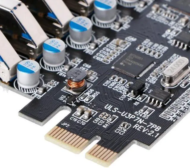 Alt view image 6 of 6 - Mainboard CPU Graphics Card Extention Cables PCI-E 1X to 16X Extender Riser Card SATA 4P Power Cable 4P Adapter Cable