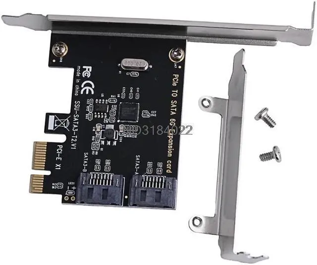 Main image of PCIe PCI Express to SATA3.0 2-Port SATA III 6G Controller Expansion Card Adapter