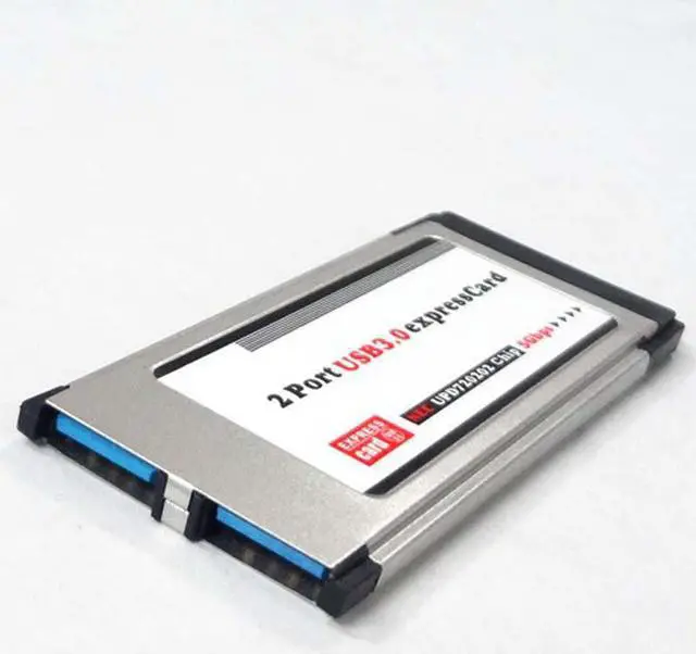 Alt view image 3 of 4 - Express to USB 3.0 ExpressCard Adapter 5 Gbps PCMCIA Dual 2 Ports for NEC Chipset 34 MM Slot Express Card Converter