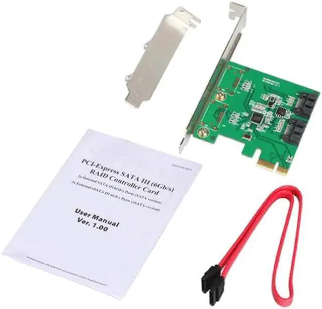 Alt view image 3 of 6 - PCIE To SATA 3.0 6GB/S HDD RAID Controller Card HDD Expansion Card, Raid0,1 Sata Controller Raid