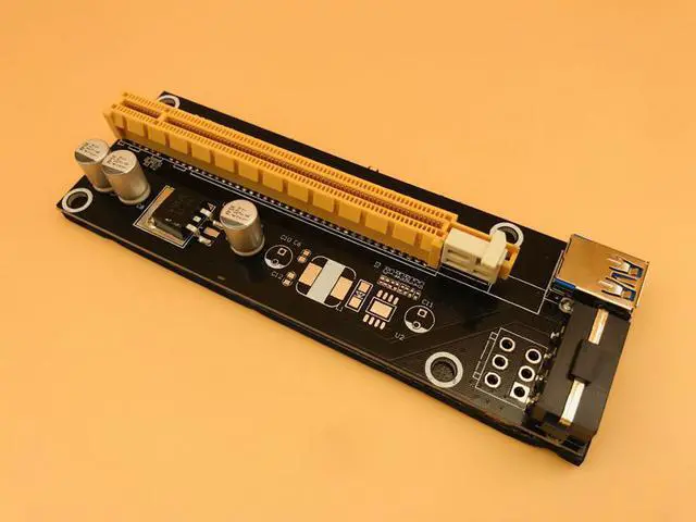 Alt view image 3 of 6 - Amify Mini Card PCI 1x to PCI Express x16 Riser Card for Laptop External Graphics Card GDC Miner mini PCIe to PCIe Slot for BTC Mining