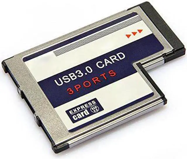 Alt view image 4 of 5 - SODIAL(R)3 Port USB 3.0 Express Card 54mm PCMCIA Express Card for Laptop -CAA